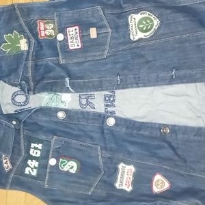 Xl jean jacket Vest